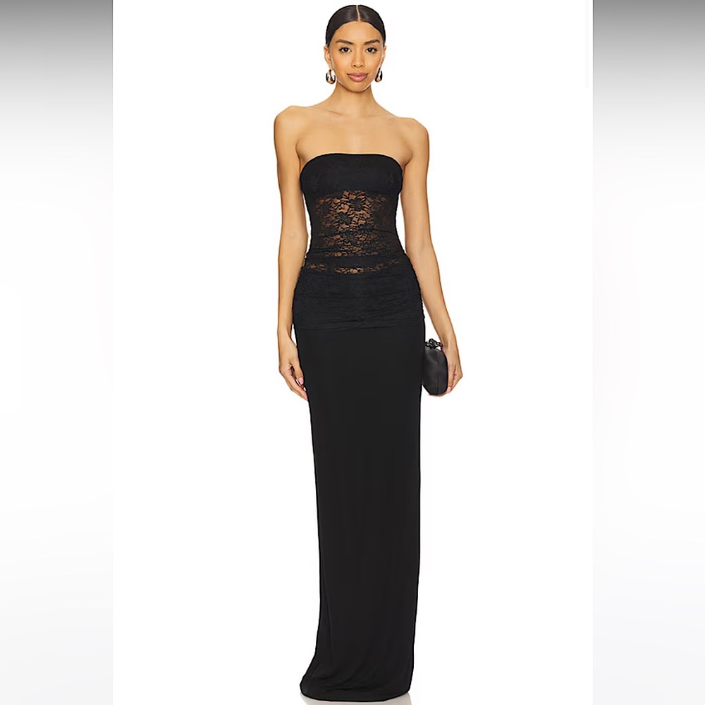 NWT! Lovers and Friends Zahra Gown in Black